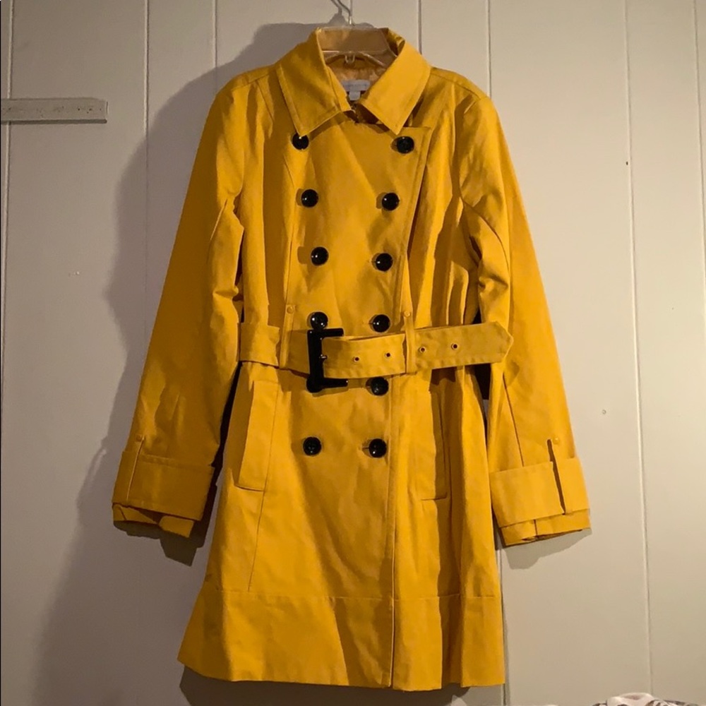 New York & Company Mustard Coat